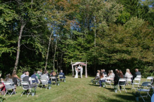 upstate new york backyard wedding
